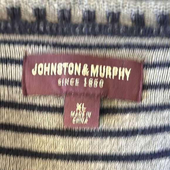 Johnston & Murphy Blue Vneck Sweater size XL Blue - Picture 5 of 7